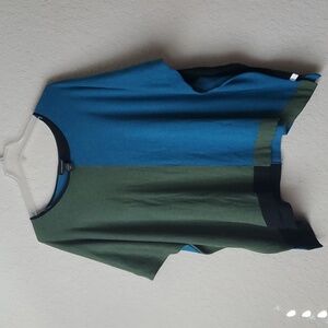 Lane Bryant Knit Poncho Color Block Soft Poncho 14-20